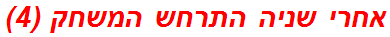 אחרי שניה התרחש המשחק (4)