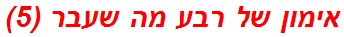 אימון של רבע מה שעבר (5)