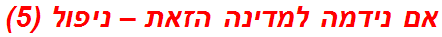 אם נידמה למדינה הזאת – ניפול (5)