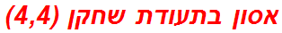 אסון בתעודת שחקן (4,4)