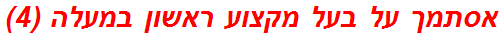 אסתמך על בעל מקצוע ראשון במעלה (4)