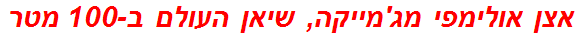 אצן אולימפי מג'מייקה, שיאן העולם ב-100 מטר