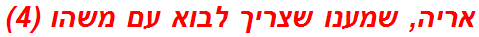 אריה, שמענו שצריך לבוא עם משהו (4)