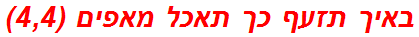 באיך תזעף כך תאכל מאפים (4,4)