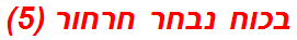 בכוח נבחר חרחור (5)