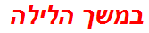 במשך הלילה