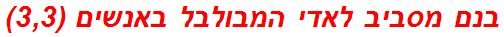 בנם מסביב לאדי המבולבל באנשים (3,3)