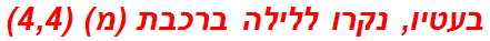 בעטיו, נקרו ללילה ברכבת (מ) (4,4)