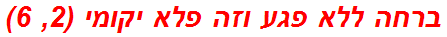 ברחה ללא פגע וזה פלא יקומי (2, 6)