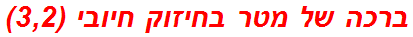 ברכה של מטר בחיזוק חיובי (3,2)