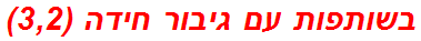 בשותפות עם גיבור חידה (3,2)