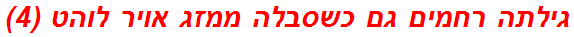 גילתה רחמים גם כשסבלה ממזג אויר לוהט (4)