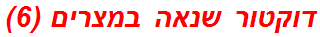 דוקטור שנאה במצרים (6)