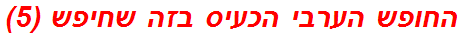 החופש הערבי הכעיס בזה שחיפש (5)