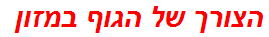 הצורך של הגוף במזון