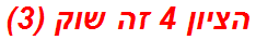 הציון 4 זה שוק (3)