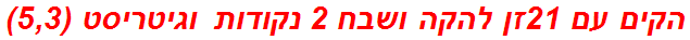 הקים עם 21זן להקה ושבח 2 נקודות וגיטריסט (5,3)