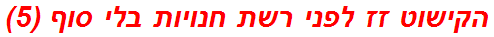 הקישוט זז לפני רשת חנויות בלי סוף (5)