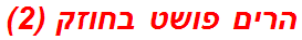 הרים פושט בחוזק (2)