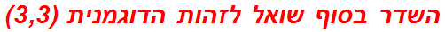 השדר בסוף שואל לזהות הדוגמנית (3,3)