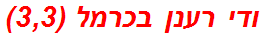 ודי רענן בכרמל (3,3)