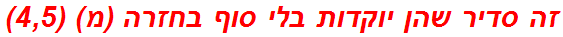 זה סדיר שהן יוקדות בלי סוף בחזרה (מ) (4,5)