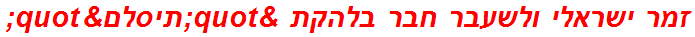 זמר ישראלי ולשעבר חבר בלהקת "תיסלם"