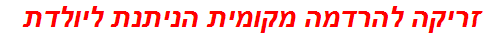 זריקה להרדמה מקומית הניתנת ליולדת