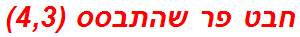 חבט פר שהתבסס (4,3)