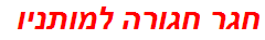 חגר חגורה למותניו