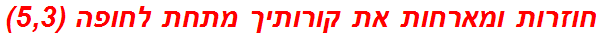 חוזרות ומארחות את קורותיך מתחת לחופה (5,3)