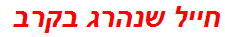 חייל שנהרג בקרב