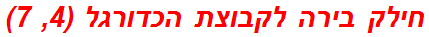 חילק בירה לקבוצת הכדורגל (4, 7)