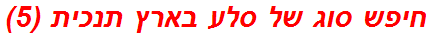 חיפש סוג של סלע בארץ תנכית (5)