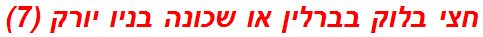 חצי בלוק בברלין או שכונה בניו יורק (7)