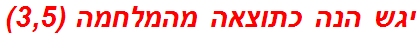 יגש הנה כתוצאה מהמלחמה (3,5)