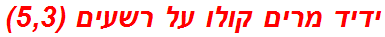 ידיד מרים קולו על רשעים (5,3)