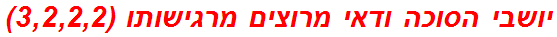 יושבי הסוכה ודאי מרוצים מרגישותו (3,2,2,2)