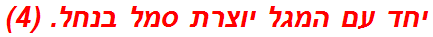 יחד עם המגל יוצרת סמל בנחל. (4)