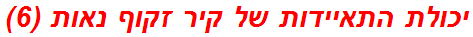 יכולת התאיידות של קיר זקוף נאות (6)