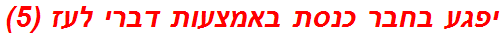 יפגע בחבר כנסת באמצעות דברי לעז (5)