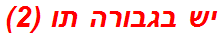 יש בגבורה תו (2)