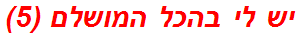 יש לי בהכל המושלם (5)