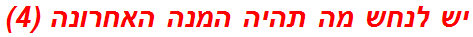 יש לנחש מה תהיה המנה האחרונה (4)