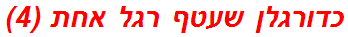 כדורגלן שעטף רגל אחת (4)