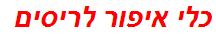 כלי איפור לריסים