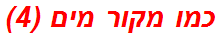 כמו מקור מים (4)