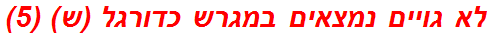 לא גויים נמצאים במגרש כדורגל (ש) (5)