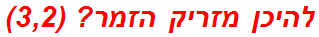 להיכן מזריק הזמר? (3,2)