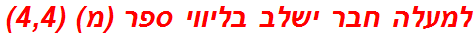 למעלה חבר ישלב בליווי ספר (מ) (4,4)